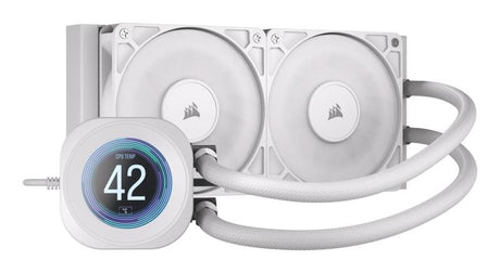 Corsair Cooler CPU Cooler CPU Corsair iCUE H100i Nautilus 240 RS LCD CW-9061032-WW | 240mm, RGB, LCD, Alb