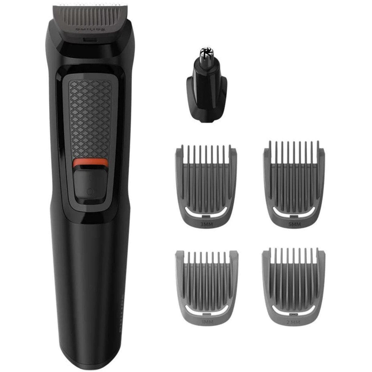 Philips Kit de ingrijire 6 in 1 Philips, fara fir, Lame cu ascutire automata, 4 piepteni, Negru