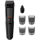 Philips Kit de ingrijire 6 in 1 Philips, fara fir, Lame cu ascutire automata, 4 piepteni, Negru