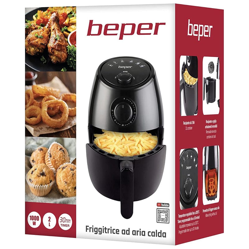 Beper Air Fryer Air Fryer Beper BP101001 | 1000W, Negru