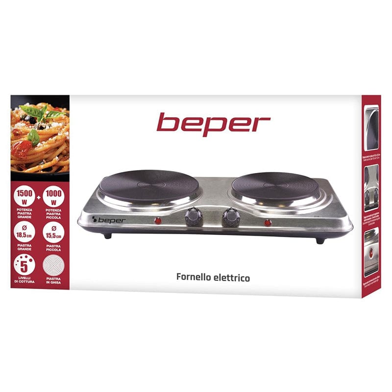 Beper Plita electrica Plită Electrică Beper BP90825 | 2500W, 3.52kg, Inox