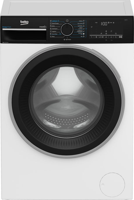 Beko Masina de spalat rufe Masina de spalat rufe Beko B3WFU48415WBPBES | 8kg, 1400rpm, Clasa A, Motor ProSmartInverter
