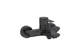 Roca Baterie cada Roca, Gama Targa, cartus ceramic, levier metalic, diverter, monocomanda, negru