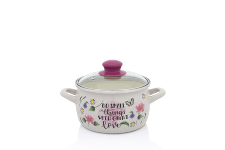 Metalac Oala Oala Metalac Spring 380505 | 2.2L, Capac Sticla, Emailata, 16cm