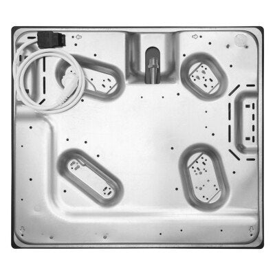 Plita Incorporabila Hansa BHGI630301 | 60 cm, Gaz, Comenzi Frontale, Aprindere Electrica, Gratare Fonta, Inox
