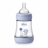 Biberon Chicco Perfect5 150ml, Biofunctional, Anti-colici, Tetina Silicon, Flux Lent, Baiat, 0luni