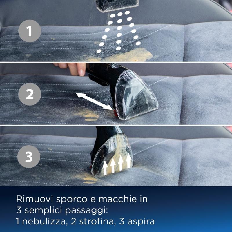 Bissell Aspirator cu spălare Bissell SpotClean Pro 1558N, portabil pentru pete, tapițerie și interior auto