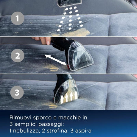 Bissell Aspirator cu spălare Bissell SpotClean Pro 1558N, portabil pentru pete, tapițerie și interior auto