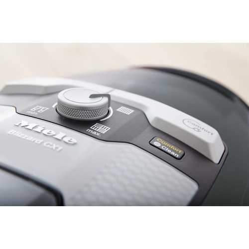 Aspirator fara Sac Miele Blizzard CX1 PowerLine | 890W, 2 L, Vortex, ComfortClean, Gri Grafit