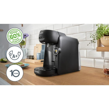 BOSCH Espressor cu capsule Bosch Tassimo TAS162E, Negru, sistem T-Disc, preparare One-Touch, design compact
