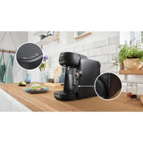BOSCH Espressor cu capsule Bosch Tassimo TAS162E, Negru, sistem T-Disc, preparare One-Touch, design compact