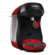 BOSCH Espressor cu capsule Bosch Tassimo TAS103E, OneTouch, roșu/negru