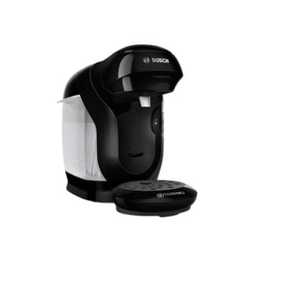 BOSCH Espressor cu capsule Bosch Tassimo STYLE TAS112E, sistem T DISC cu cod de bare, negru, compact