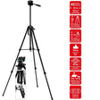 Braun Trepied Foto Trepied Foto Braun Lightweight 145S 20421 | 145cm, Negru