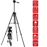 Braun Trepied Foto Trepied Foto Braun Lightweight 145S 20421 | 145cm, Negru