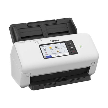 BROTHER Scanner documente Brother ADS-4700W Dual CIS, Wi‑Fi, ADF, pentru birou (ADS4700WRE1)