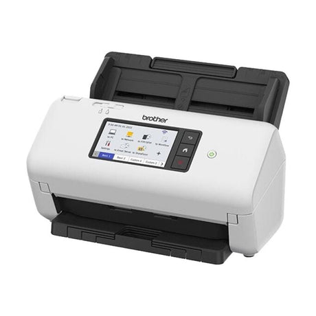 BROTHER Scanner documente Brother ADS-4700W Dual CIS, Wi‑Fi, ADF, pentru birou (ADS4700WRE1)