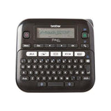 BROTHER Aparat de etichetare Brother P-touch PT-D210VP, tastatură QWERTY, ecran LCD, compatibil benzi TZe, cu husă de transport