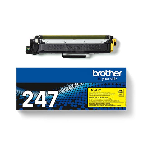 BROTHER Cartuș toner original Brother TN-247Y, Galben, pentru imprimante compatibile Brother (TN247Y)