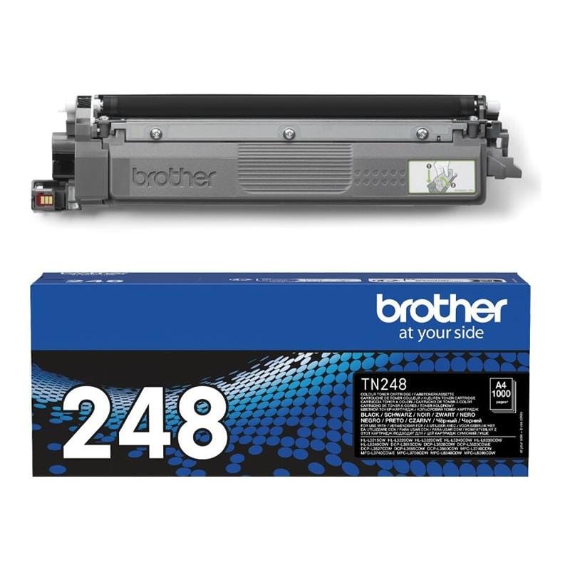 BROTHER Toner original Brother TN-248BK (TN248BK) Negru pentru imprimante Brother compatibile TN-248