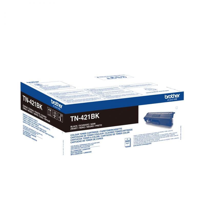 BROTHER Toner Original Brother TN-421BK (TN421) Negru, Randament 3.000 Pagini