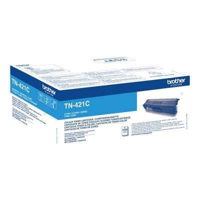 BROTHER Toner original Brother TN-421C Cyan, randament 1.800 pagini, pentru imprimante Brother compatibile