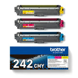 BROTHER Pachet Toner Original Brother TN-242CMY (Cyan/Magenta/Yellow) TN242 Value Pack pentru Imprimante Brother Compatibile