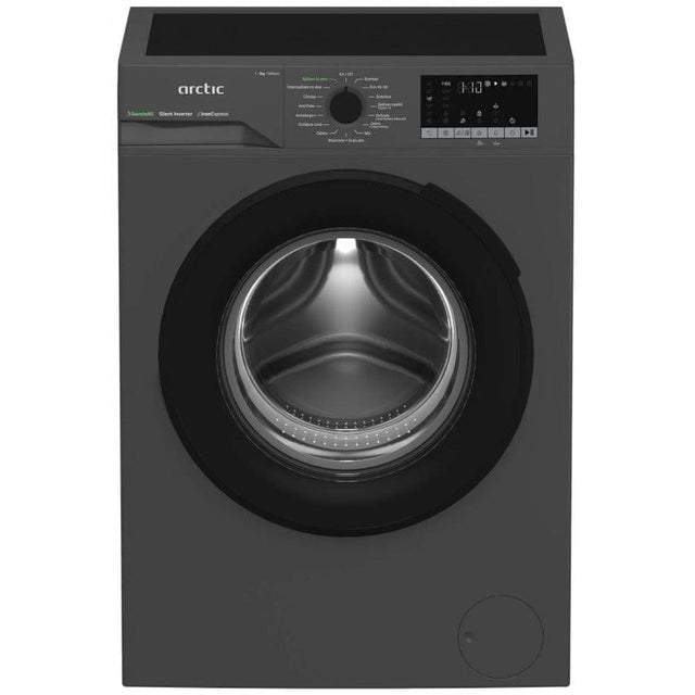 ARCTIC Masina de spalat rufe Masina de spalat rufe Arctic APLM2WFSU29412A | 9kg, 1400rpm, Clasa A, Motor Inverter, ExtraSteam, Antracit, 60x54.6x84.5cm