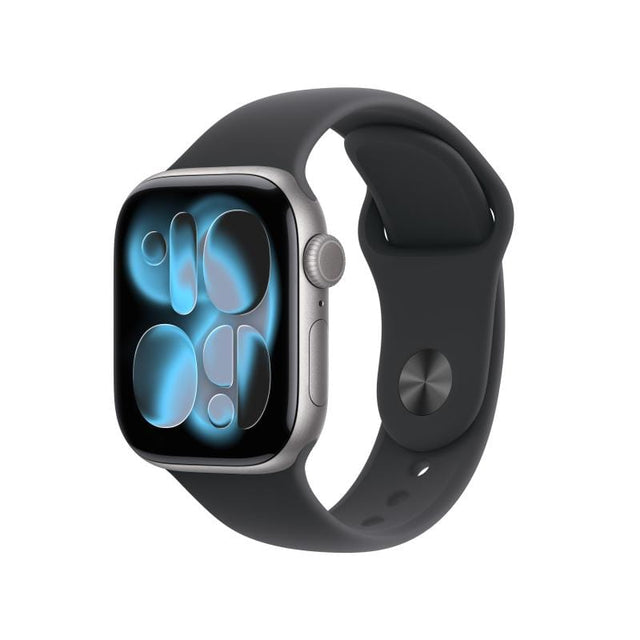 APPLE Apple Watch Series 11 GPS 42mm Space Grey Aluminium Case with Black Sport Band - M/L