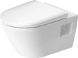 Duravit Vas wc + capac Duravit, Toilet-set WM 540 mm D-Neo white, wd-model,rimless,s&c w.soft closure, suspendat, evacuare orizontala, cu capac (0021690000), soft close, alb