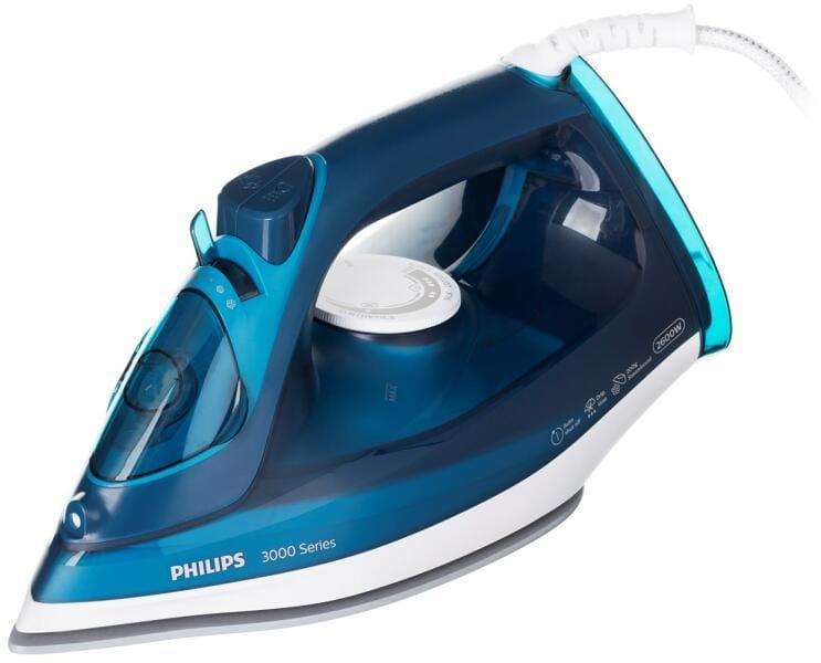 Philips Fier de calcat Fier de Calcat cu Abur Philips DST3040/70 | 2600W, 40g/min, 300ml, Talpa Ceramica