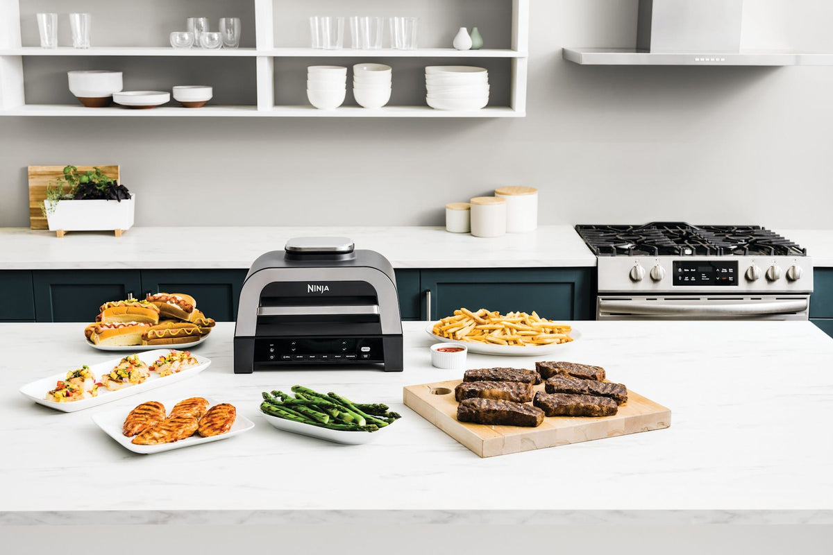 NINJA Gratar si friteuza Ninja MAX 6-in-1, 3.8L1760W, gri/ argintiu