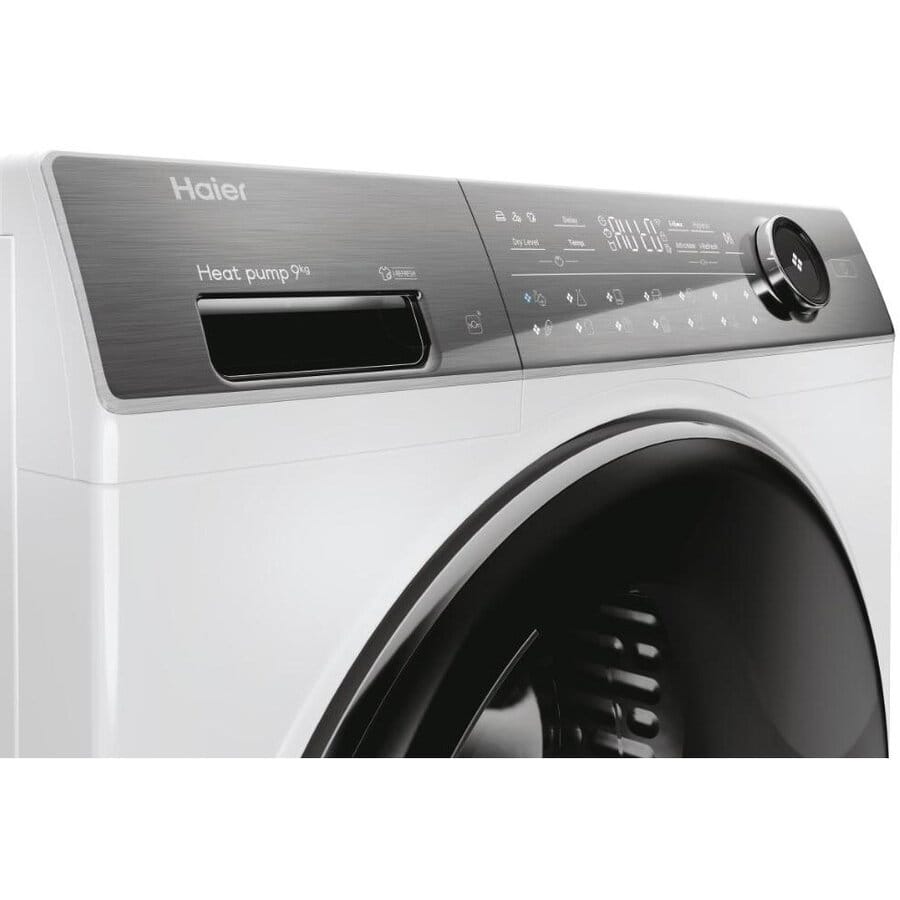 HAIER Uscator Haier, 9 Kg, Heat Pump Inverter, Clasa C, Alb
