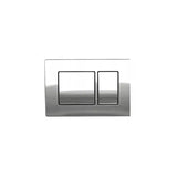 Roca Set 2 in 1 rezervor WC Roca, ECO FRAME SET K01 CHROME + PLATE K01 CHROME, cadru otel, incastrat, 1.13m, suporti perete, placa de actionare, crom