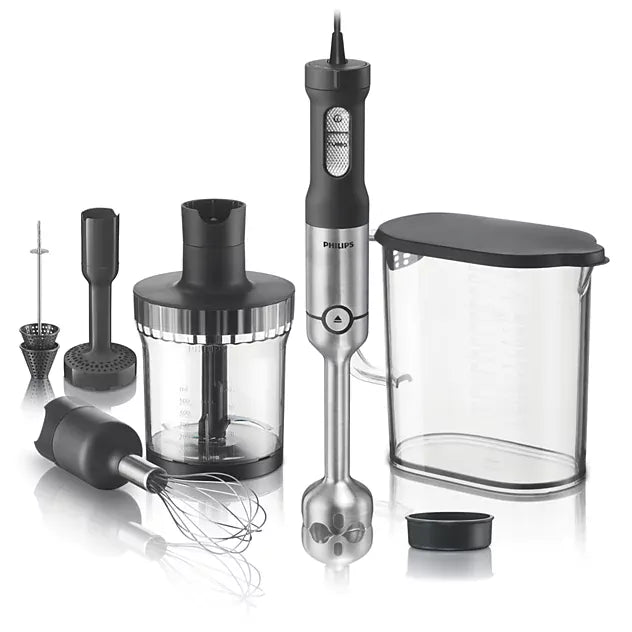 PC-Doc.ro Blender Blender de mana Philips HR1655/90 | 600W, 20 viteze + Turbo, tocator XL, bol 1.7L