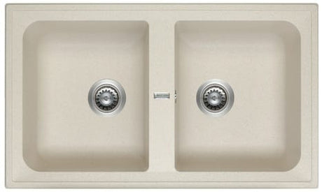PC-Doc.ro Chiuveta bucatarie Chiuveta Hotpoint-Ariston SC 86C2 76707 | 86x51cm, 2 Cuve, Compozit, Avena