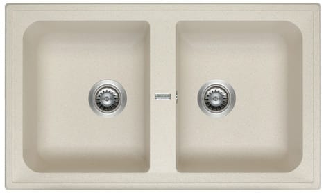 PC-Doc.ro Chiuveta bucatarie Chiuveta Hotpoint-Ariston SC 86C2 76707 | 86x51cm, 2 Cuve, Compozit, Avena