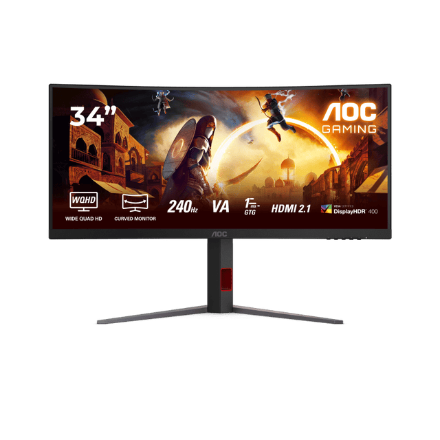 Monitor AOC CU34G4Z | 34", VA, UWQHD, 240Hz, Negru