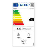 Side by side Daewoo, clasa energetica E, volum net total 541 (343+198) litri, Total No Frost, Display pe usa, Inverter, lumina LED, Inox