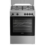 ARCTIC Aragaz Aragaz Arctic ABGG6611DTTLX | 4 Arzatoare, Grill Gaz, Timer, 60cm, Inox, 60x60x85cm