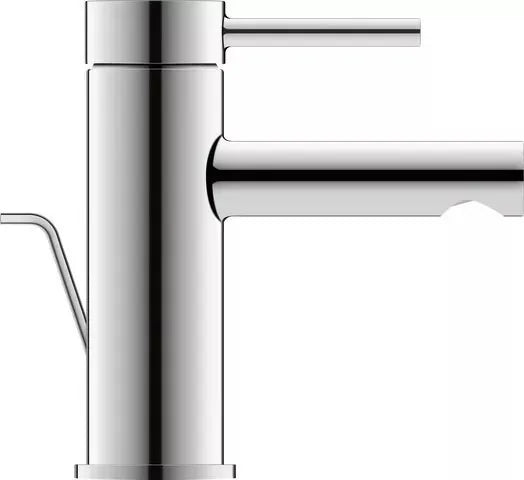 Duravit Baterie lavoar Duravit, Circle single lever basin mixer S with pull-rod, monocomanda, marime S, cartus ceramic, set evacuare cu tija, crom