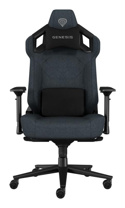 GENESIS Scaun gaming Genesis Nitro 800, material textil, reglabil pe inaltime, greutate maxima suportata 150 kg, inaltime scaun reglabil 47 - 53 cm, spatar ajustabil 135°, dimensiuni roti 60mm,  echipat cu pi