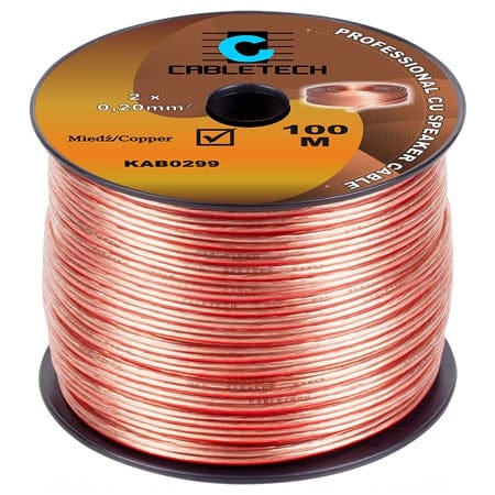 Cabletech Cablu Cabletech - Cablu Difuzor 0.20MM CU Transparent | KAB0299