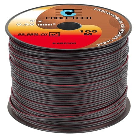 Cabletech Cablu Cabletech - Cablu Difuzor Negru 0.50MM CU | KAB0306