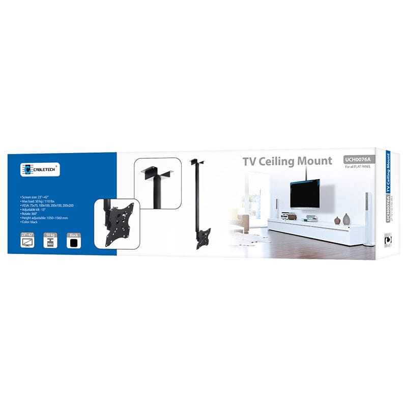 Cabletech Suport TV Suport TV Cabletech UCH0076A | 50kg, 42", 156cm, Negru