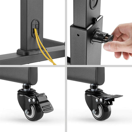 Cabletech Suport TV Suport TV Cabletech UCH0218 | 35kg, 55", Negru