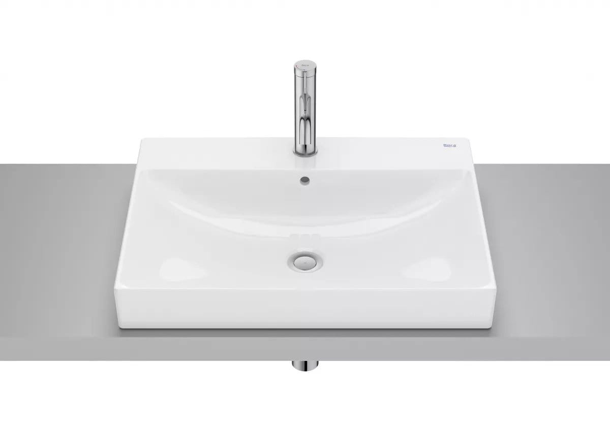Roca Lavoar Lavoar Roca Ona A32768N000 | 60x45cm, Montare Blat, Fineceramic, Alb
