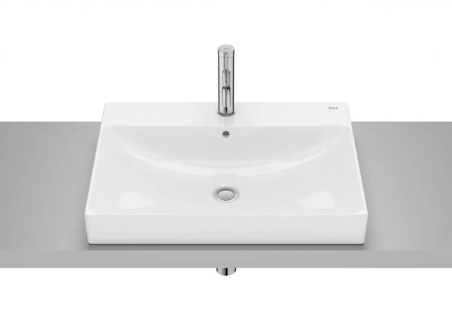 Roca Lavoar Lavoar Roca Ona A32768N000 | 60x45cm, Montare Blat, Fineceramic, Alb