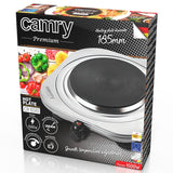 Camry Plita electrica Plită Electrică Camry CR6510 | 1500W, 2.21kg, 220V, Argintiu