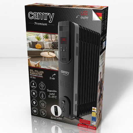 Camry Radiator Radiator Camry CR7810 | 2000W, 240V, AA, LED